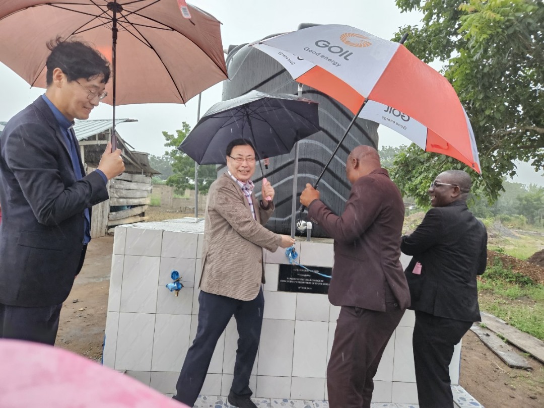 #2 NamDo Presbyterian Church of Korea donates Borehole to Kodzobi community - 22nd of June 2023